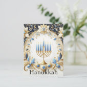 Hanukkah Briefkaart (Staand voorkant)
