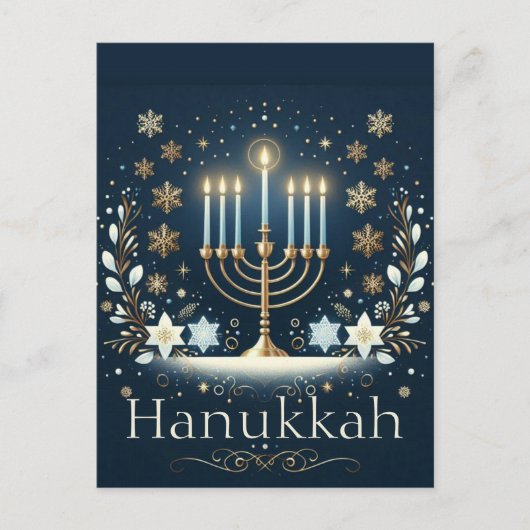 Hanukkah Briefkaart (Voorkant)