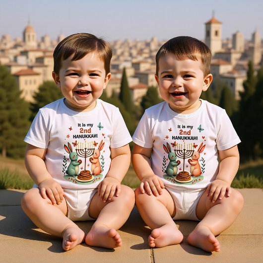 Hanukkah Bunny’s First Bright Night Romper