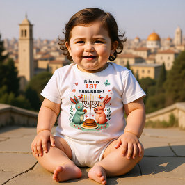Hanukkah Bunny’s First Bright Night Romper