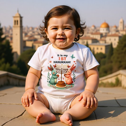 Hanukkah Bunny’s First Bright Night Romper