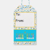 Hanukkah Cadeaulabel (Achterkant)