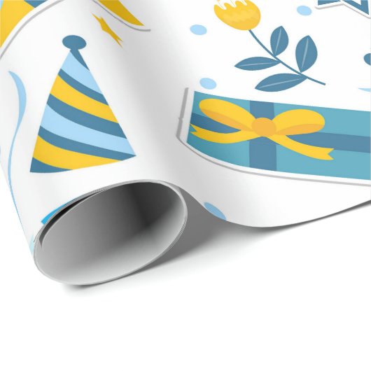 Hanukkah Cadeaupapier (Rol Hoek)