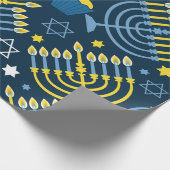 "Hanukkah" Cadeaupapier (Hoek)
