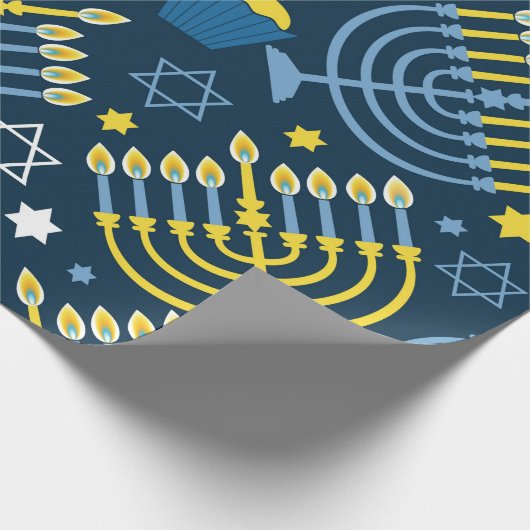 "Hanukkah" Cadeaupapier (Hoek)