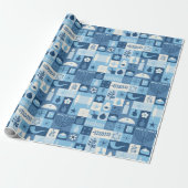 Hanukkah Cadeaupapier (Uitgerold)