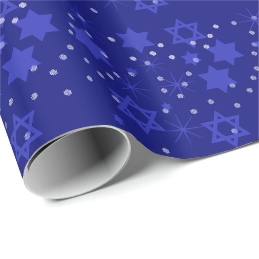 Hanukkah Cadeaupapier (Rol Hoek)