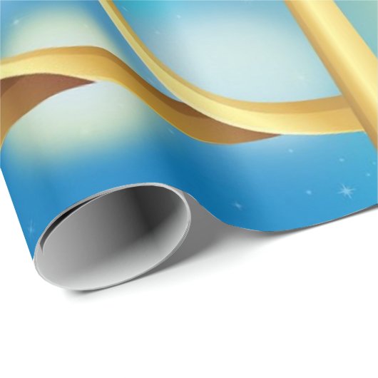 Hanukkah Cadeaupapier (Rol Hoek)