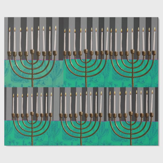 Hanukkah-cadeauverpakking Cadeaupapier (Vlak)