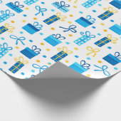 Hanukkah Cadeauverpakkings Papier (Hoek)