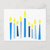 Hanukkah Candles Briefkaart (Voorkant)