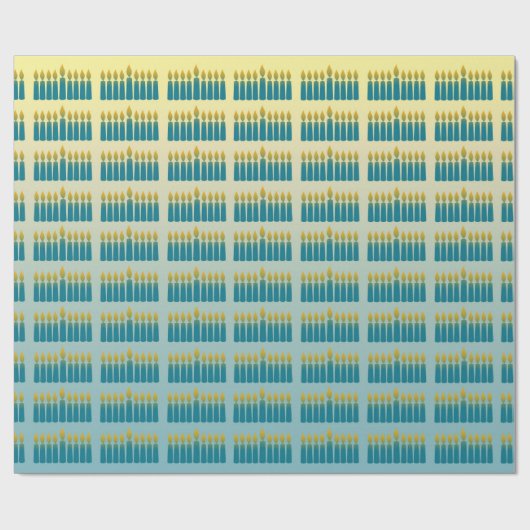 Hanukkah Candles   Cadeaupapier (Vlak)