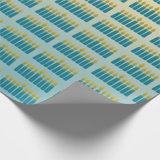 Hanukkah Candles   Cadeaupapier (Hoek)