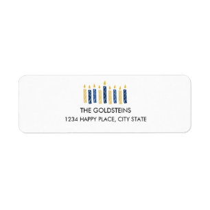 Hanukkah Candles feestdagen Etiket