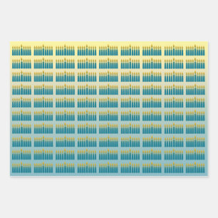 Hanukkah Candles  Inpakpapier Vel