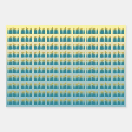 Hanukkah Candles Inpakpapier Vel (Voorkant)