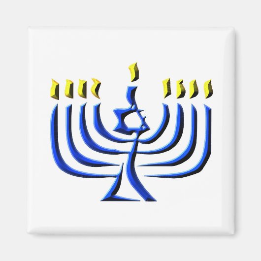 Hanukkah Candles Magneet (Voorkant)