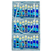 Hanukkah Candles met Gold Star van David Klein Cadeauzakje (Voorkant)