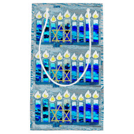 Hanukkah Candles met Gold Star van David Klein Cadeauzakje