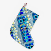 Hanukkah Candles met Gold Star van David Kleine Kerstsok (Voorkant (Hangend))