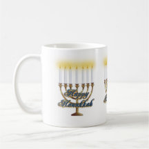 Hanukkah candles mok menorah