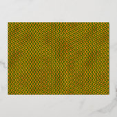 Hanukkah Candles Peace Love Light Green Real Gold Folie Feestdagenkaart (Achterkant)