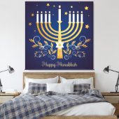 Hanukkah Canvas Afdruk (Insitu (Slaapkamer))