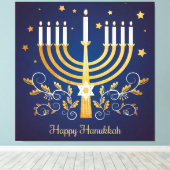 Hanukkah Canvas Afdruk (Insitu (Houten vloer))