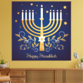 Hanukkah Canvas Afdruk (Insitu (Woonkamer))
