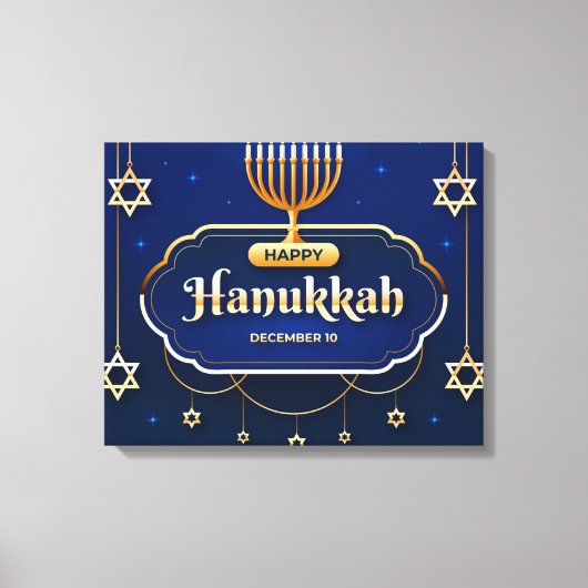 Hanukkah Canvas Afdruk (Voorkant)