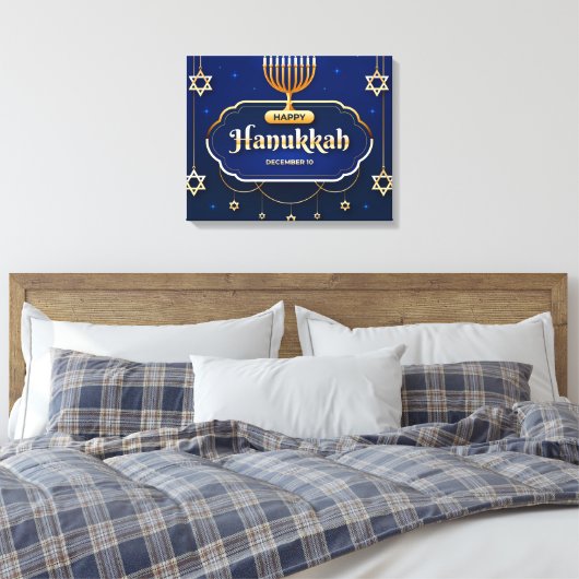 Hanukkah Canvas Afdruk (Insitu (Slaapkamer))