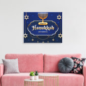 Hanukkah Canvas Afdruk (Insitu (Woonkamer))