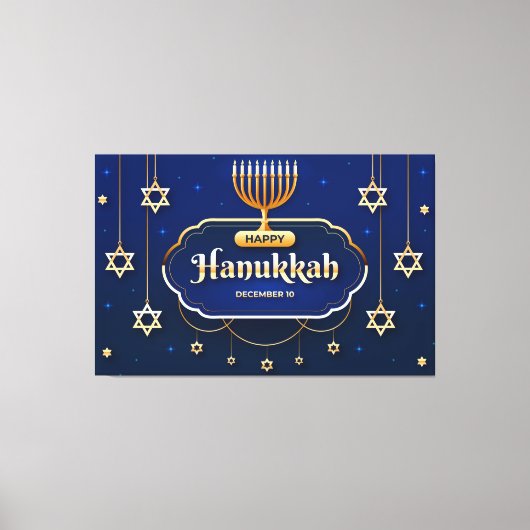 Hanukkah Canvas Afdruk (Voorkant)
