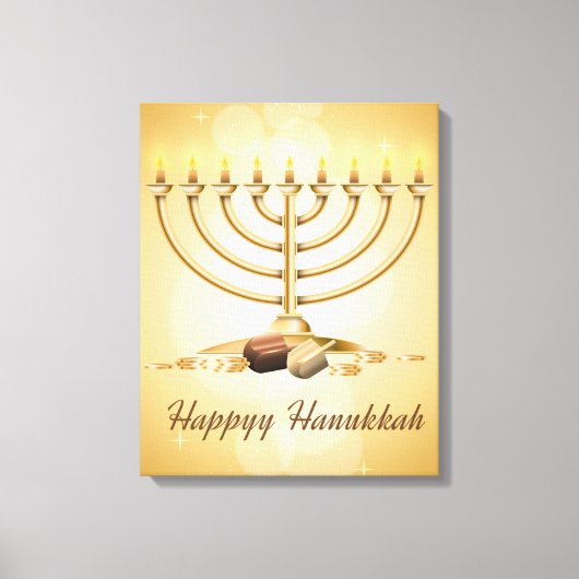 Hanukkah Canvas Afdruk (Voorkant)