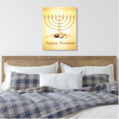 Hanukkah Canvas Afdruk (Insitu (Slaapkamer))