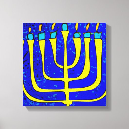 Hanukkah Canvas Afdruk (Voorkant)