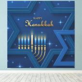Hanukkah Canvas Print (Insitu (Houten vloer))