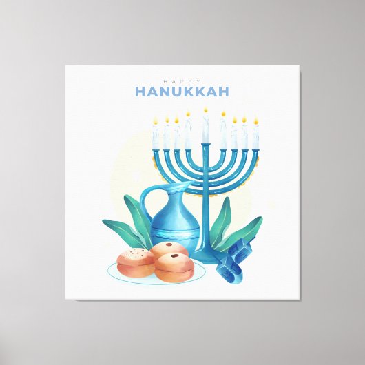 Hanukkah Canvas Print (Voorkant)