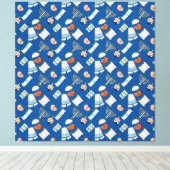 Hanukkah Canvas Print Fun (Insitu (Houten vloer))