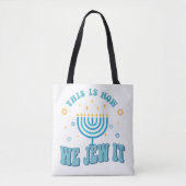 Hanukkah-Canvas tas (Voorkant)