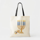 Hanukkah Canvas tas (Voorkant)