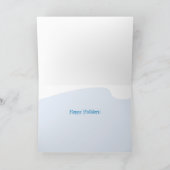 Hanukkah card met Dreidel Feestdagen Kaart (Binnen)