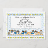 Hanukkah Card Party Invitation 7" x 5" Personalise Kaart (Voorkant)