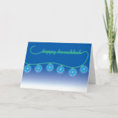 Hanukkah Card Star Lights Feestdagen Kaart (Voorkant)