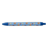 Hanukkah Cat Dreidel Blue Holiday Pen (Voorkant)