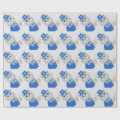 Hanukkah Cat Wrapping Paper Cadeaupapier (Vlak)