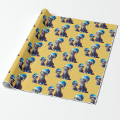 Hanukkah Cats Cadeaupapier (Uitgerold)