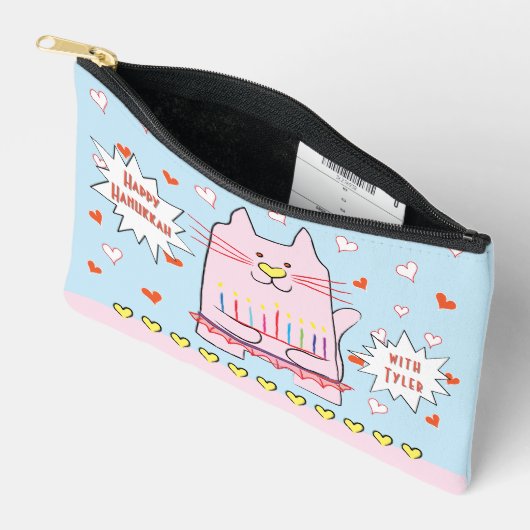 Hanukkah Cats Dreidel Play Etui (Open)