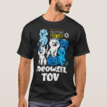 Hanukkah Cats Meowzel Tov Chanukah Joodse Vrouwen  T-shirt<br><div class="desc">Hanukkah Cats Meowzel Tov Chanukah Joodse vrouwen Meisjes Kinder</div>