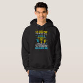 Hanukkah Cellphone Chanukkah Hoodie (Voorkant volledig)